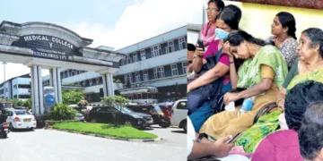 തിരുവനന്തപുരം മെഡിക്കല്‍ കോളജ്. ഒപിയില്‍ ഡോക്ടറെ കാണാന്‍ കാത്തിരിക്കുന്ന രോഗികള്‍