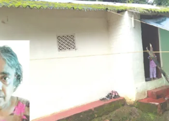 ഇന്ദിര വിജയനും കുടുംബവും നിലവില്‍ താമസിക്കുന്ന വാടക വീട്. ഇന്‍സെറ്റില്‍ ഇന്ദിര വിജയന്‍