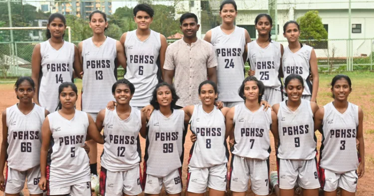 ലൂര്ദിയന് ബാസ്കറ്റ്ബോള് പെണ് വിഭാഗം ജേതാക്കളായ പ്രൊവിഡന്സ് സ്കൂള് ടീം