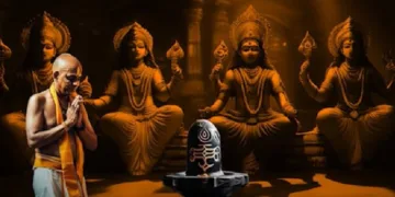 ധര്‍മ്മദൈവങ്ങളുടെ സാന്നിധ്യത്തില്‍ ജൈന ആചാര്യനായ പെര്‍ഗഡെയാണ് ഈ ക്ഷേത്രത്തില്‍ ശിവലിംഗം പ്രതിഷ്ഠിക്കുന്നു