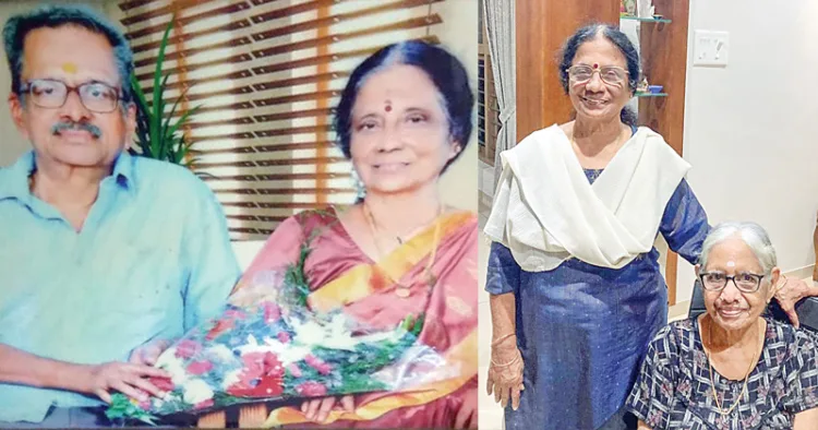 ഡോ. ജയലക്ഷ്മി ഭര്‍ത്താവ് ഡോ. ഹരിഹരനൊപ്പം, അമ്മ കമലാംബാളിനൊപ്പം