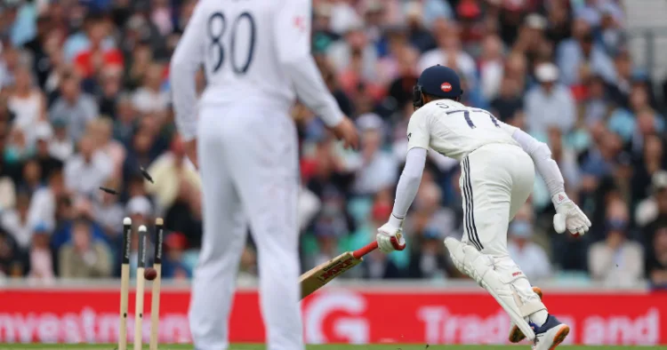 ഗില്‍ അപ്രതീക്ഷിതമായി റണ്ണൗട്ടാകുന്നു