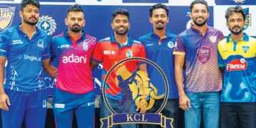 കെസിഎല്‍ ക്യാപ്റ്റന്‍മാരായ സാലി സാംസണ്‍, കൃഷ്ണ പ്രസാദ്, സച്ചിന്‍ ബേബി, രോഹന്‍ കുന്നുമ്മല്‍, മുഹമ്മദ് അസറുദ്ദീന്‍, സിജോമോന്‍ ജോസഫ്