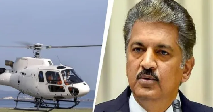 മഹീന്ദ്ര ആന്‍റ് മഹീന്ദ്ര ഉടമ ആനന്ദ് മഹീന്ദ്ര (വലത്ത്)