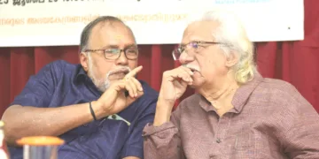 അടൂര്‍ ഗോപാലകൃഷ്ണനൊപ്പം പായിപ്ര രാധാകൃഷ്ണന്‍ (ഫയല്‍)