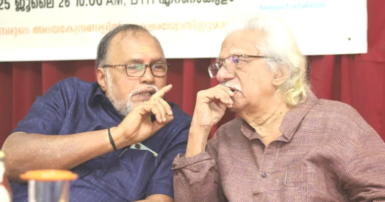 അടൂര്‍ ഗോപാലകൃഷ്ണനൊപ്പം പായിപ്ര രാധാകൃഷ്ണന്‍ (ഫയല്‍)