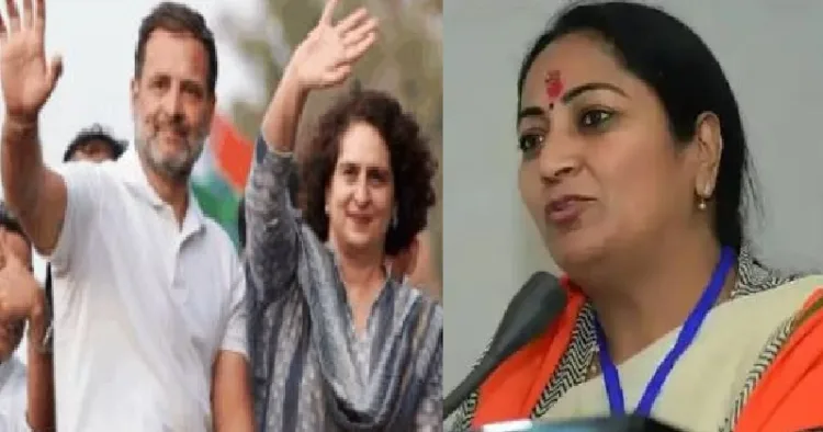 ദല്‍ഹി മുഖ്യമന്ത്രി രേഖാ ഗുപ്ത (വലത്ത്)