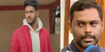 ധര്‍മ്മസ്ഥല കൂട്ടശവം മറവുചെയ്യല്‍ വാര്‍ത്തയുടെ വീഡിയോ ചെയ്ത് ഒരു കോടിയിലധികം വ്യൂ നേടിയ യൂട്യൂബര്‍ സമീര്‍ (ഇടത്ത്) ധര്‍മ്മസ്ഥല പ്രശ്നത്തില്‍ വിവിധ മാധ്യമങ്ങളെ കൂട്ടിയിണക്കിയ ലോറി ഉടമ മനാഫ് (വലത്ത്)