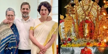 ധര്‍മ്മസ്ഥലയിലെ മഞ്ജുനാഥസ്വാമി (വലത്ത്)