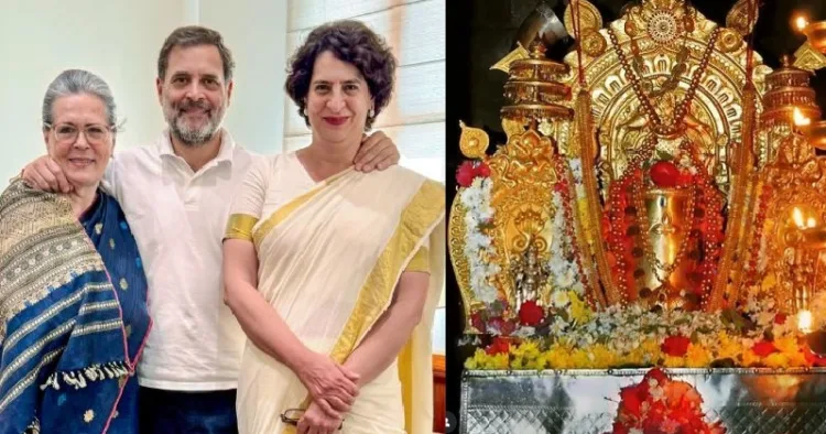 ധര്‍മ്മസ്ഥലയിലെ മഞ്ജുനാഥസ്വാമി (വലത്ത്)