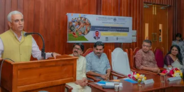 കേരള കേന്ദ്ര സര്‍വകലാശാലയില്‍ പരിശീലന പരിപാടി വൈസ് ചാന്‍സലര്‍ പ്രൊഫ. സിദ്ദു പി. അല്‍ഗുര്‍ ഉദ്ഘാടനം ചെയ്യുന്നു