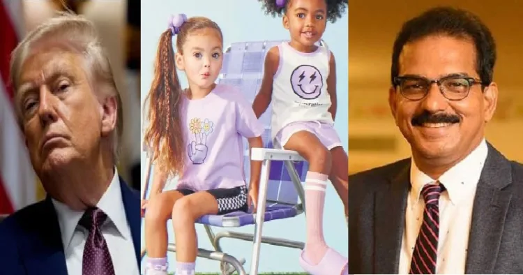 ലിറ്റില്‍ സ്റ്റാര്‍ എന്ന അമേരിക്കയ്ക്ക് വേണ്ടി തയ്യാറാക്കിയ ഫാഷന്‍ (നടുവില്‍) കിറ്റെക്സ് സാബു (വലത്ത്)