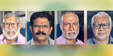 വിജി തമ്പി, അഡ്വ. അനില്‍ വിളയില്‍, കെ.ആര്‍. കണ്ണന്‍, വി. ശ്രീകുമാര്‍