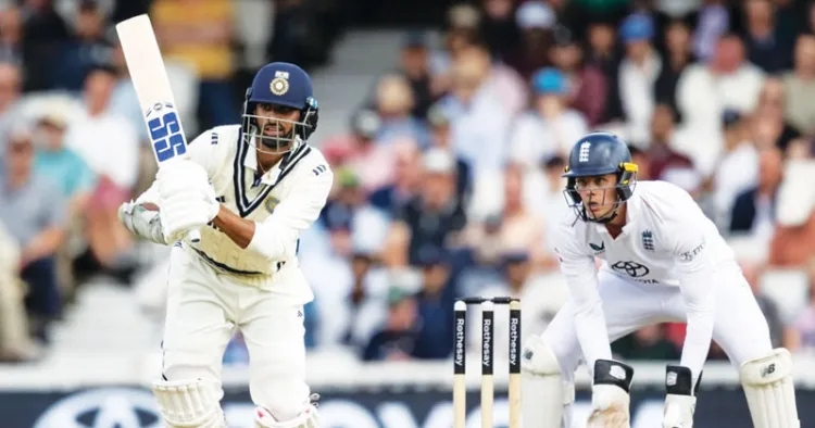 ഇംഗ്ലണ്ടിനെതിരായ രണ്ടാം ഇന്നിങ്‌സില്‍ വാഷിങ്ടണ്‍ സുന്ദറിന്റെ ബാറ്റിങ്‌