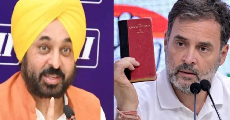 പഞ്ചാബ് മുഖ്യമന്ത്രി ഭഗവന്ത് മാന്‍ (ഇടത്ത്)