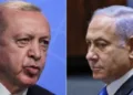 തുര്ക്കി പ്രസിഡന്റ് എര്ദോഗാന് (ഇടത്ത്) ഇസ്രയേല് പ്രധാനമന്ത്രി ബെഞ്ചമിന് നെതന്യാഹു (വലത്ത്)