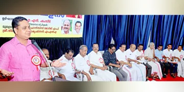 കോട്ടയത്ത് കെപിഎസ് മേനോന്‍ ഹാളില്‍ നടന്ന കെഎന്‍ഇഎഫ് 21-ാമത് സംസ്ഥാന പ്രതിനിധി സമ്മേളനം സ്പീക്കര്‍ എ.എന്‍. ഷംസീര്‍ ഉദ്ഘാടനം ചെയ്യുന്നു