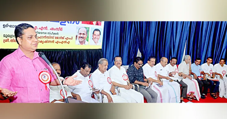 കോട്ടയത്ത് കെപിഎസ് മേനോന്‍ ഹാളില്‍ നടന്ന കെഎന്‍ഇഎഫ് 21-ാമത് സംസ്ഥാന പ്രതിനിധി സമ്മേളനം സ്പീക്കര്‍ എ.എന്‍. ഷംസീര്‍ ഉദ്ഘാടനം ചെയ്യുന്നു