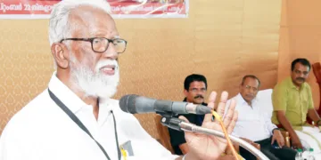 ശബരിമല സംരക്ഷണ സംഗമ സെമിനാറിന്റെ സമാപന സഭയെ കുമ്മനം രാജശേഖരന്‍ അഭിസംബോധന ചെയ്യുന്നു