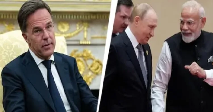 നേറ്റോ മേധാവി മാര്‍ക് റുട്ടെ (ഇടത്ത്)