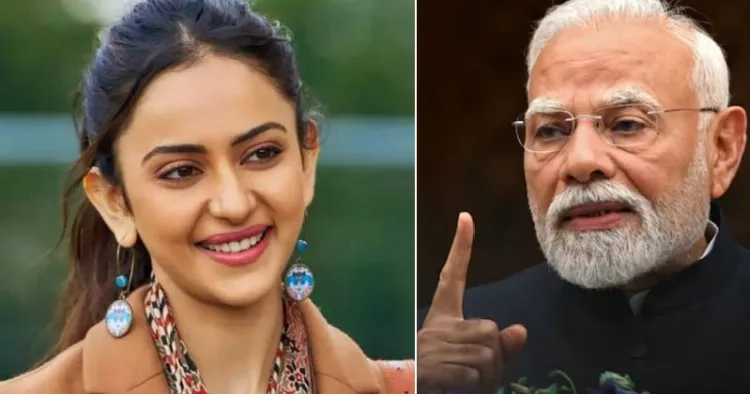 ബോളിവുഡ് നടി രാകുല്‍ പ്രീത് സിങ്ങ് (ഇടത്ത്)