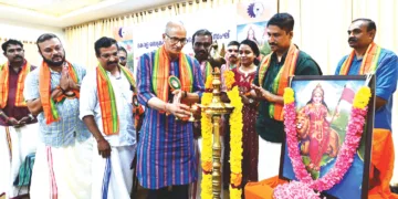 സെക്രട്ടേറിയറ്റ് എംപ്ലോയീസ് സംഘ് വാര്‍ഷിക സമ്മേളനം സി. സദാനന്ദന്‍ മാസ്റ്റര്‍ എംപി ഉദ്ഘാടനം ചെയ്യുന്നു