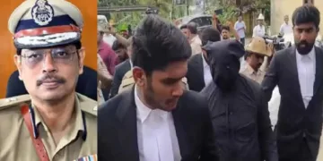 ധര്‍മ്മസ്ഥല കേസന്വേഷിക്കുന്ന പ്രത്യേക അന്വേഷണസംഘം (എസ് ഐടി) മേധാവിയായ ഡിജിപി മൊഹന്തി (ഇടത്ത്) സാക്ഷിയെ മജിസ്ട്രേറ്റിന് മുന്‍പില്‍ ഹാജരാക്കിയ ജൂനിയര്‍ അഭിഭാഷകര്‍ (വലത്ത്)