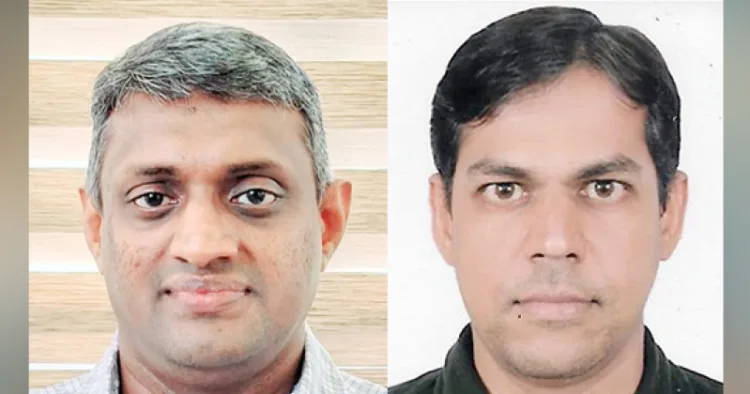 ഡോ. അജില്‍ കോട്ടയില്‍, പ്രൊഫ. ഡോ. കെ. സതീശന്‍