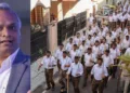 കര്‍ണ്ണാടകയിലെ മന്ത്രി പ്രിയങ്ക് ഖാര്‍ഗെ (ഇടത്ത്)