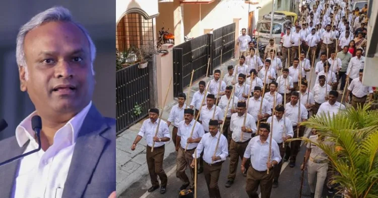 കര്‍ണ്ണാടകയിലെ മന്ത്രി പ്രിയങ്ക് ഖാര്‍ഗെ (ഇടത്ത്)