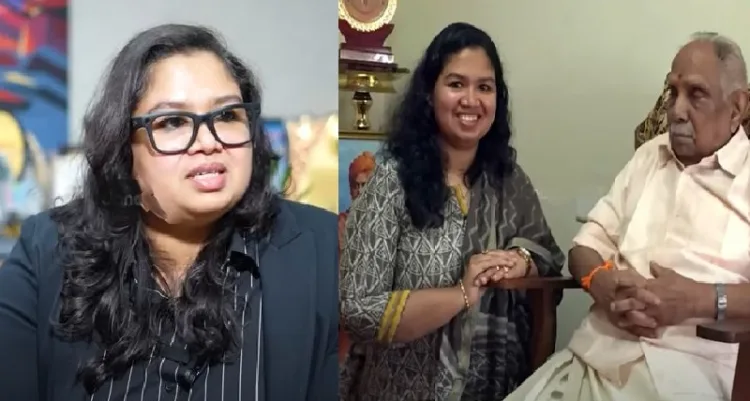 ജന്മം കൊണ്ട് മുസ്ലിമാണെങ്കിലും ആര്‍എസ്എസിനൊപ്പം ഉറച്ചുനില്‍ക്കുന്ന കിംസ് സിഇഒയും ഡയറക്ടറും ആയ രശ്മി ആയിഷ (ഇടത്ത്) രശ്മി ആയിഷ പി. പരമേശ്വര്‍ജിയ്ക്കൊപ്പം (വലത്ത്)