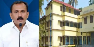 ഹിജാബ് വിവാദമുണ്ടായ ലത്തീന്‍ കത്തോലിക്കാ സ്കൂള്‍ (വലത്ത്)