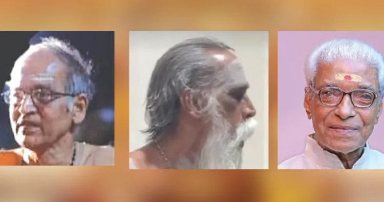 കെ.പി.സി. വിഷ്ണു ഭട്ടതിരിപ്പാട്, തോട്ടം കൃഷ്ണന്‍ നമ്പൂതിരി, രാമചന്ദ്ര അയ്യര്‍