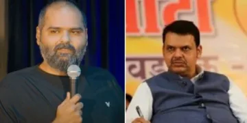 കുനാല്‍ കമ്ര (ഇടത്ത്)