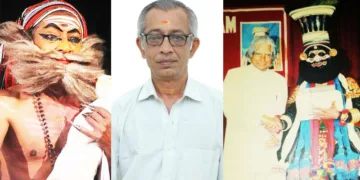 1. കോട്ടക്കല്‍ ഹരിദാസ് ബ്രാഹ്‌മണ വേഷത്തില്‍. 2. കോട്ടക്കല്‍ ഹരിദാസ് 3. കാട്ടാള വേഷത്തില്‍, മുന്‍ രാഷ്ട്രപതി അബ്ദുല്‍ കലാമിനൊപ്പം.