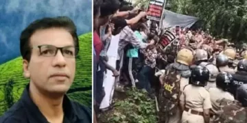 കാസ പ്രസിഡന്‍റ് കെവിന്‍ പീറ്റര്‍ (ഇടത്ത്) ഫ്രഷ് കട്ടിനെതിരെ നടന്ന അക്രമാസക്ത സമരം (വലത്ത്)