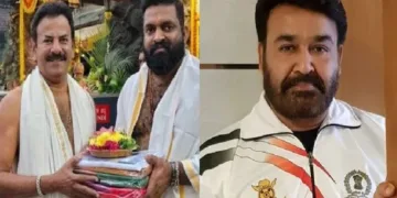 മോഹന്‍ലാലും മേജര്‍ രവിയും മൂകാംബികയില്‍ മേജര്‍ രവി മൂകാംബികയില്‍ (ഇടത്ത്) മോഹന്‍ലാല്‍ ആര്‍മി വേഷത്തില്‍ (വലത്ത്)