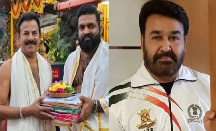 മോഹന്‍ലാലും മേജര്‍ രവിയും മൂകാംബികയില്‍ മേജര്‍ രവി മൂകാംബികയില്‍ (ഇടത്ത്) മോഹന്‍ലാല്‍ ആര്‍മി വേഷത്തില്‍ (വലത്ത്)