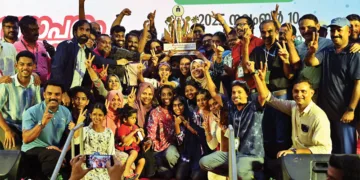 സംസ്ഥാന സ്‌കൂള്‍ ശാസ്ത്രമേളയില്‍ ഓവറോള്‍ കിരീടം നേടിയ മലപ്പുറം