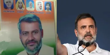 തന്‍റെ 150 എന്ന വീട്ട് നമ്പറില്‍ 66 വോട്ടുകള്‍ ചേര്‍ത്തു എന്ന് രാഹുല്‍ ഗാന്ധി ആരോപിച്ച ഹരിയാനയിലെ ബിജെപി നേതാവ് രമേഷ് ഗുദ്രാന (ഇടത്ത്) പക്ഷെ രാഹുല്‍ ഗാന്ധിയുടെ ആരോപണം നുണയാണെന്ന് തെളിഞ്ഞു