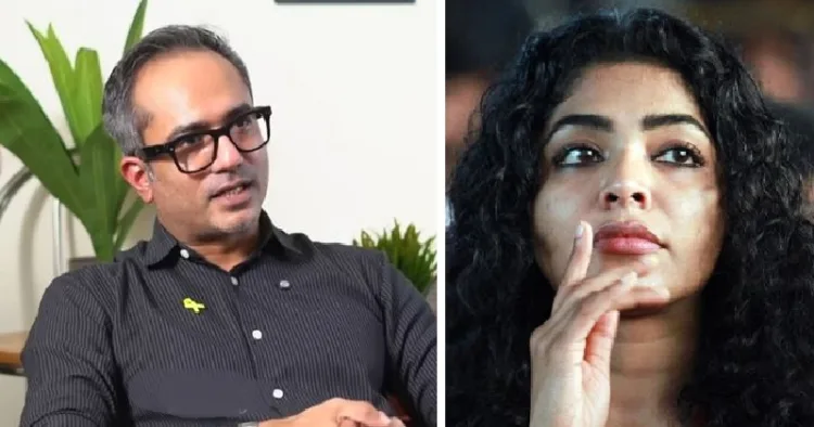 ആരിഫ് ഹുസൈന്‍ (ഇടത്ത്) റിമ കല്ലിങ്ങല്‍ (വലത്ത്)