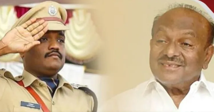 മകന്‍ എസ് പി ഹരിശങ്കര്‍ (ഇടത്ത്) കെ.പി. ശങ്കര്‍ ദാസ് (വലത്ത്)