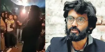 ഷെര്‍ജീല്‍ ഇമാം വിദ്യാര്‍ത്ഥികളെ കലാപത്തിന് പ്രേരിപ്പിക്കുന്ന രീതിയില്‍ നടത്തിയ വിഘടനവാദപ്രസംഗം (ഇടത്ത്) ഷെര്‍ജീല്‍ ഇമാം (വലത്ത്)