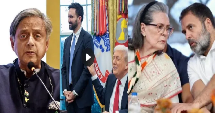 ഡൊണാള്‍ഡ് ട്രംപും സൊഹ്റാന്‍ മംദാനിയും തമ്മിലുള്ള കൂടിക്കാഴ്ച (നടുവില്‍)