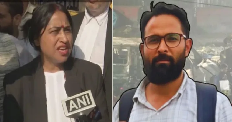 സ്മൃതി ചതുര്‍വേദി (ഇടത്ത്) അമീര്‍ റാഷിദ് അലി (വലത്ത്)