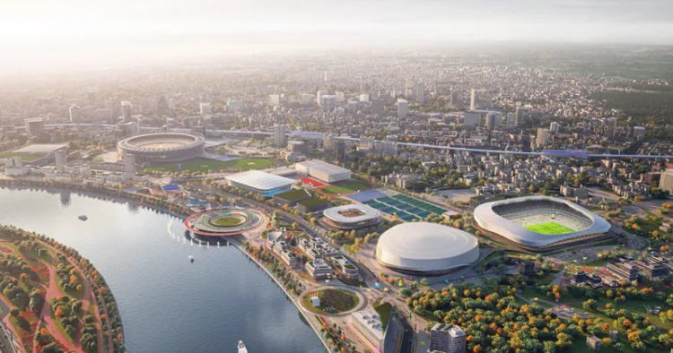 സര്‍ദാര്‍ വല്ലഭ് ഭായി സ്‌പോര്‍ട്‌സ് കോംപ്ലക്‌സിന്റെ
നിര്‍ദിഷ്ട രൂപരേഖ