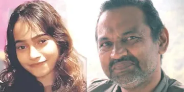 പരിക്കേറ്റ് ചികിത്സയിൽ കഴിയുന്ന ശ്രീക്കുട്ടിയും ലോക്കോ പൈലറ്റ് എൻ.വി മഹേഷും