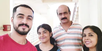 വോട്ടുള്ള കുടുംബം... ആല്‍ബര്‍ട്ട് വോട്ട്, ജൂലി വോട്ട്, അലിസ്റ്റര്‍ ഇഗ്നേഷ്യസ,് അലീഷ മേരി.