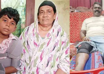 തോളെല്ലിന് പരിക്കേറ്റ മുഹമ്മദ് അഫ്‌സാന്‍, കാലിന് പരിക്കേറ്റ് വിശ്രമിക്കുന്ന ബിജെപി സ്ഥാനാര്‍ത്ഥി സര്‍വ്വശക്തിപുരം ബിനു