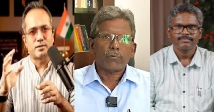 സണ്ണി കപിക്കാട് (നടുവില്‍) ടി.എസ്.ശ്യാംകുമാര്‍ (വലത്ത്)